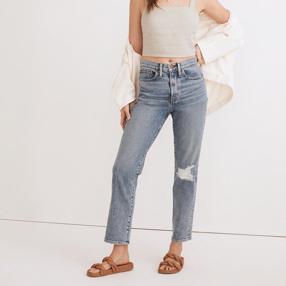 Madewell Denim - Madewell The Tall Girljean Distressed Edition 28T